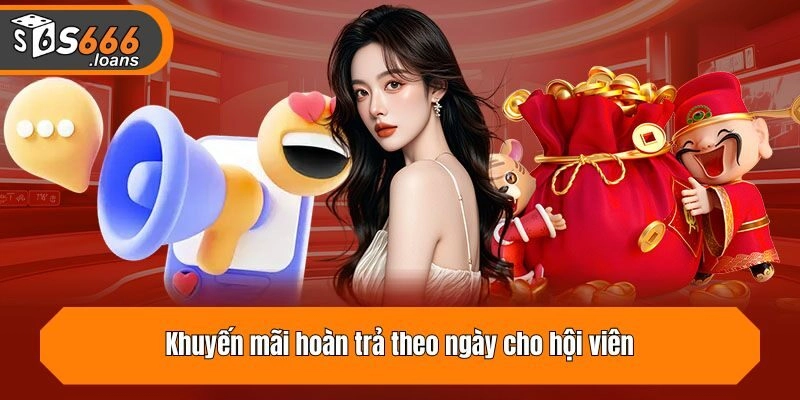 Khuyến mãi hoàn trả theo ngày cho hội viên